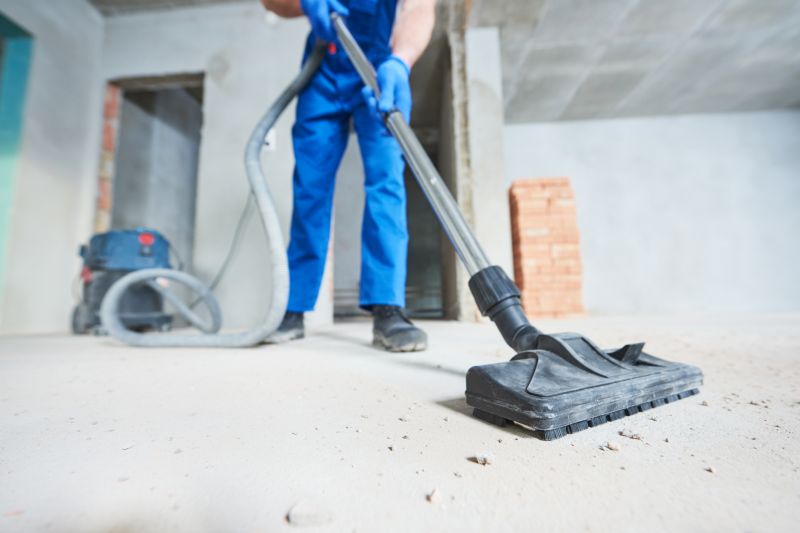 Dust And Debris Removal Left After Construction Projects