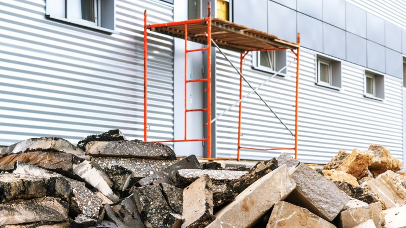Dust And Debris Removal Left After Construction Projects